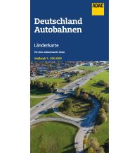 Straßenkarten Deutschland ADAC Länderkarte Deutschland Autobahnen 1:500.000 ADAC Verlag