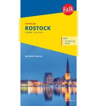 Stadtpläne Falk Cityplan Rostock 1:21.000 Falk Verlag AG