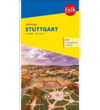 City Maps Falk Cityplan Stuttgart 1:20.000 Falk Verlag AG