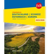 Road & Street Atlases Falk Straßenatlas 2025/2026 Deutschland, Schweiz, Österreich 1:300.000 Falk Verlag AG