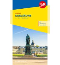 City Maps Falk Cityplan Karlsruhe 1:21.500 Falk Verlag AG