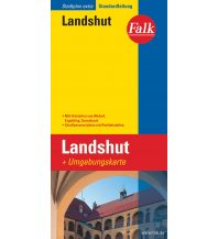 Stadtpläne Falk Stadtplan Extra Standardfaltung Landshut 1:17 500 Falk Verlag AG