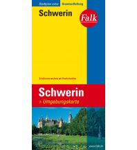 City Maps Falk Stadtplan Extra Standardfaltung Schwerin 1:20 000 Falk Verlag AG