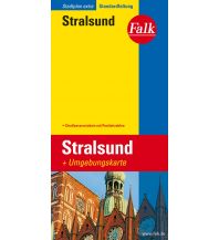 Stadtpläne Falk Stadtplan Extra Standardfaltung Stralsund 1:17 500 Falk Verlag AG