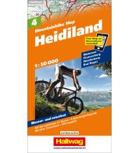 Radkarten Heidiland Mountainbike-Karte Nr. 4, 1:50 000 Hallwag Verlag