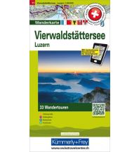 Wanderkarten Schweiz & FL Hallwag Wanderkarte Vierwaldstättersee Hallwag Verlag