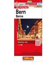 Stadtpläne Bern 3 in 1 City Map Hallwag Verlag