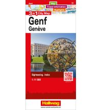 City Maps Genf 3 in 1 City Map Hallwag Verlag