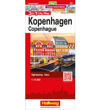 City Maps Kopenhagen 3 in 1 City Map Hallwag Verlag
