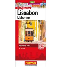 City Maps Lissabon 3 in 1 City Map Hallwag Verlag
