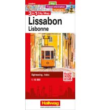 Stadtpläne Lissabon 3 in 1 City Map Hallwag Verlag