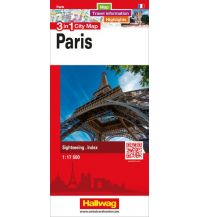 Stadtpläne Paris 3 in 1 City Map Hallwag Verlag