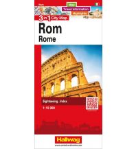 Stadtpläne Rom 3 in 1 City Map Hallwag Verlag