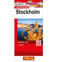 Stadtpläne Stockholm 3 in 1 City Map Hallwag Verlag