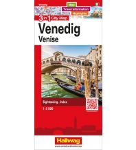 Stadtpläne Venedig 3 in 1 City Map Hallwag Verlag