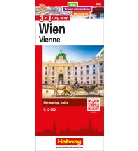 City Maps Wien 3 in 1 City Map Hallwag Verlag