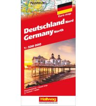 Straßenkarten Deutschland Nord Strassenkarte 1:500 000 Hallwag Verlag