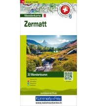 Hiking Maps Switzerland Zermatt Nr. 13 Touren-Wanderkarte 1:50 000 Hallwag Kümmerly+Frey AG