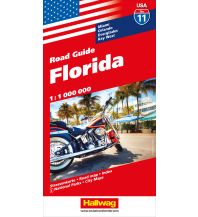 Straßenkarten Florida Nr. 11 USA Road Guide 1:1 Mio. Hallwag Verlag