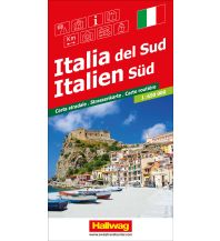 Road Maps Italy Italien Süd Strassenkarte 1:650 000 Hallwag Verlag