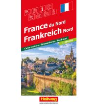 Road Maps Frankreich Nord Strassenkarte 1:600 000 Hallwag Verlag
