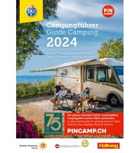 Camping Guides Schweiz - Europa 2024, Campingführer TCS Hallwag Verlag