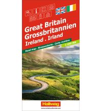 Straßenkarten Grossbritannien, Irland, Strassenkarte 1:650'000 Hallwag Verlag