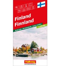 Road Maps Finland Hallwag Strassenkarte Finnland 1:650.000 Hallwag Verlag