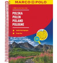 Road & Street Atlases MARCO POLO Reiseatlas Polen 1:300 000 Mairs Geographischer Verlag Kurt Mair GmbH. & Co.
