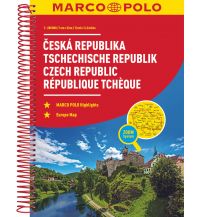 Reise- und Straßenatlanten MARCO POLO Reiseatlas Tschechische Republik 1:200 000 Mairs Geographischer Verlag Kurt Mair GmbH. & Co.