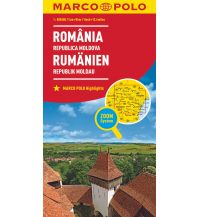 Straßenkarten Rumänien MARCO POLO Länderkarte Rumänien, Republik Moldau 1:800 000 Mairs Geographischer Verlag Kurt Mair GmbH. & Co.
