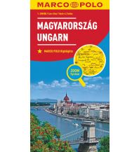 Straßenkarten MARCO POLO Länderkarte Ungarn 1:300 000 Mairs Geographischer Verlag Kurt Mair GmbH. & Co.