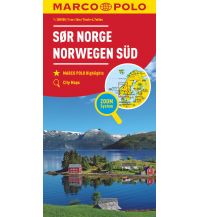 Straßenkarten MARCO POLO Regiokarte N Norwegen Süd 1:325 000 Mairs Geographischer Verlag Kurt Mair GmbH. & Co.