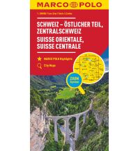 Road Maps MARCO POLO Regionalkarte Schweiz Blatt 02 Schweiz, östlicher Teil 1:200 000 Mairs Geographischer Verlag Kurt Mair GmbH. & Co.