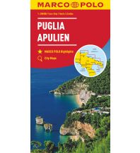 Road Maps MARCO POLO Straßenkarte Italien 11, Apulien 1:200 000 Mairs Geographischer Verlag Kurt Mair GmbH. & Co.