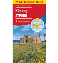 Straßenkarten Zypern Marco Polo-Karte Zypern 1:200 000 Mairs Geographischer Verlag Kurt Mair GmbH. & Co.