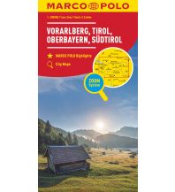 Straßenkarten MARCO POLO Regionalkarte Österreich Blatt 03 Vorarlberg, Tirol Mairs Geographischer Verlag Kurt Mair GmbH. & Co.