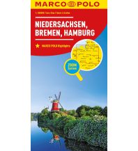 Straßenkarten MARCO POLO Straßenkarte 3 Deutschland, Niedersachsen - Bremen - Hamburg 1:200 000 Mairs Geographischer Verlag Kurt Mair GmbH. & Co.