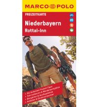 Road Maps MARCO POLO Freizeitkarte Niederbayern, Rottal-Inn 1:120 000 Mairs Geographischer Verlag Kurt Mair GmbH. & Co.