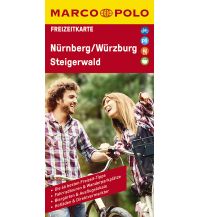 MARCO POLO Freizeitkarte Nürnberg, Würzburg, Steigerwald 1:100 000 Mairs Geographischer Verlag Kurt Mair GmbH. & Co.