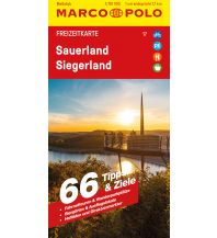 Road Maps Germany MARCO POLO Freizeitkarte 17 Sauerland, Siegerland 1:110.000 Mairs Geographischer Verlag Kurt Mair GmbH. & Co.