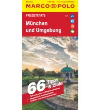 Road Maps MARCO POLO Freizeitkarte 43 München und Umgebung 1:110.000 Mairs Geographischer Verlag Kurt Mair GmbH. & Co.