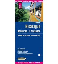 Straßenkarten Reise Know-How Landkarte Nicaragua, Honduras, El Salvador (1:650.000) Reise Know-How