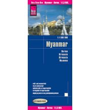 Straßenkarten Asien Reise Know-How Landkarte Myanmar (1:1.500.000) Reise Know-How
