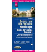 Road Maps Bosnia and Herzegovina Reise Know-How Landkarte Bosnien-Herzegowina, Montenegro (1:350.000) Reise Know-How