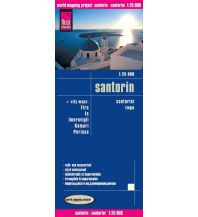 Straßenkarten World Mapping Project Reise Know-How Landkarte Santorin (1:25.000). Santorini Reise Know-How