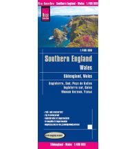 Straßenkarten World Mapping Project Reise Know-How Landkarte Südengland, Wales (1:400.000). Southern England, Wales / Angleterre Süd, Pays de Galles / Inglaterra sur, Gales Reise Know-How