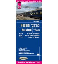 Road Maps World Mapping Project Reise Know-How Landkarte Russland - vom Ural zum Baikalsee (1:2.000.000). Russia - From the Urals to the Lake Baikal / Russie - de l' Oural au Lac Baikal / Rusia - De los Urales al Lago Baikal Reise Know-How