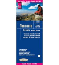 Straßenkarten Reise Know-How Landkarte Tansania, Ruanda, Burundi (1:1.200.000) Reise Know-How