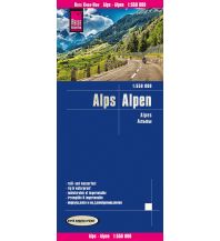 Straßenkarten Europa Reise Know-How Landkarte Alpen (1:550.000) Reise Know-How